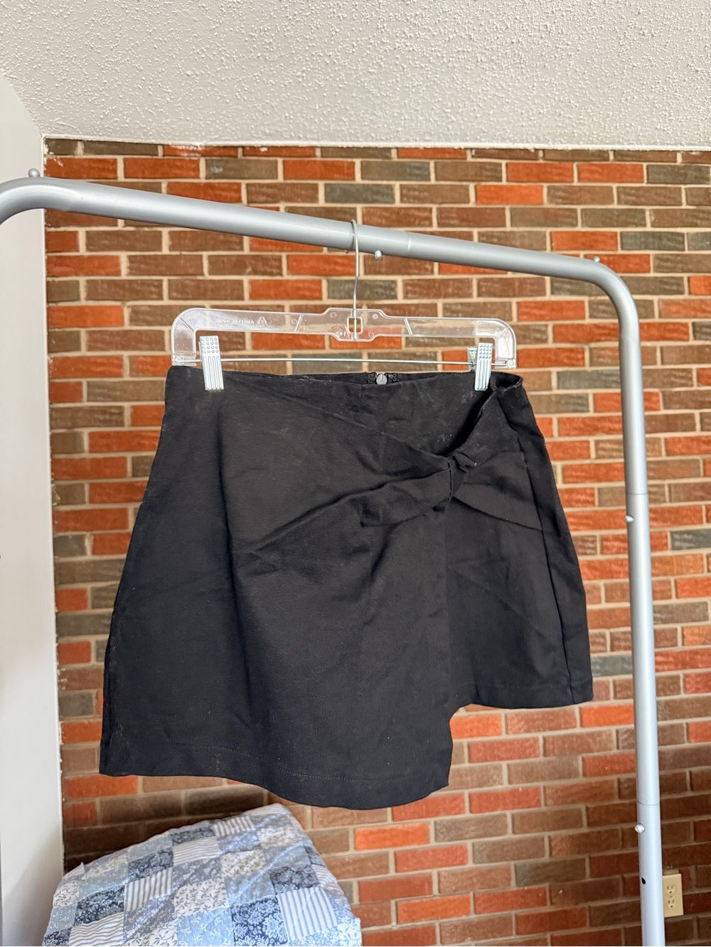 Vici Black Knot-Front Skort